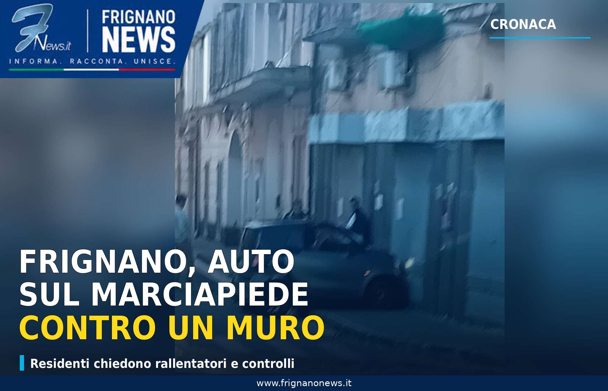 Auto-contro-il-muro-in-centro